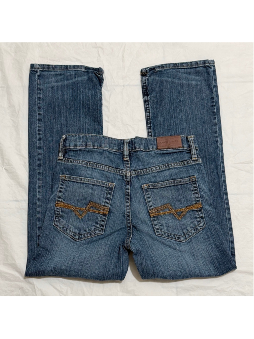 Cody James Boys Straight Leg Jeans With Adjustable Waistband Size 14